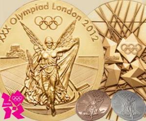 пазл Лондон 2012 медали